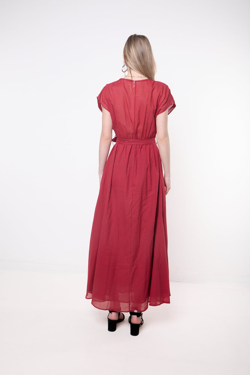 CHIFFON MAXI KJÓLL